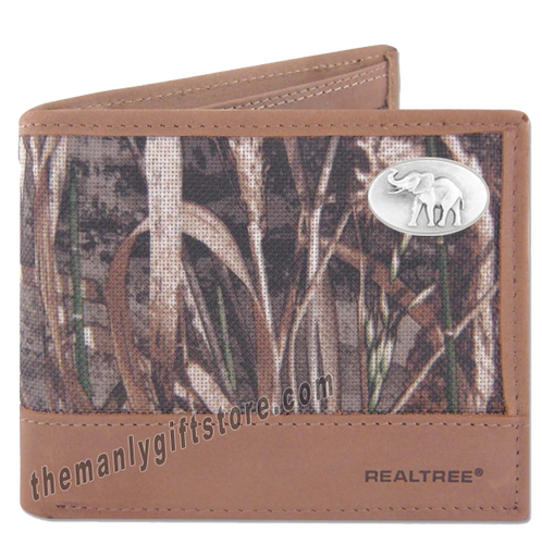 Elephant Alabama Zep Pro Bifold Wallet REALTREE MAX-5 Camo