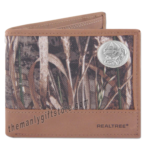 Georgia Bulldogs Mascot Zep Pro Bifold Wallet REALTREE MAX-5 Camo