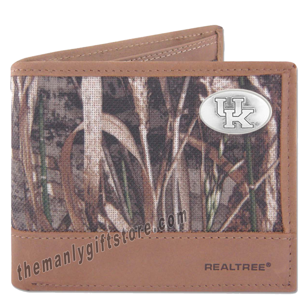 Kentucky Wildcats Zep Pro Bifold Wallet REALTREE MAX-5 Camo