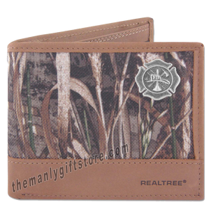 Maltese Cross Fireman Zep Pro Bifold Wallet REALTREE MAX-5 Camo