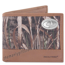 Load image into Gallery viewer, Mossy Oak Logo Zep Pro Bifold Wallet REALTREE MAX-5 Camo