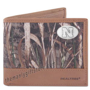 Nebraska Cornhuskers Zep Pro Bifold Wallet REALTREE MAX-5 Camo