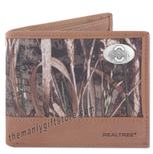 Load image into Gallery viewer, Ohio State Buckeyes Zep Pro Bifold Wallet REALTREE MAX-5 Camo