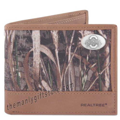 Ohio State Buckeyes Zep Pro Bifold Wallet REALTREE MAX-5 Camo