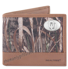 Load image into Gallery viewer, Oklahoma Sooners Zep Pro Bifold Wallet REALTREE MAX-5 Camo