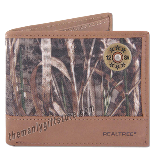 Shotgun Shell Zep Pro Bifold Wallet REALTREE MAX-5 Camo