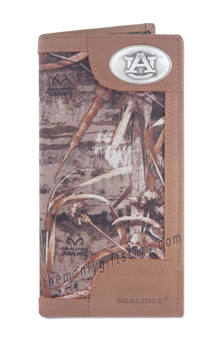 Auburn Tigers Roper REALTREE MAX-5 Camo Wallet