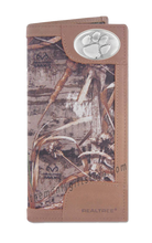 Load image into Gallery viewer, Clemson Tigers Roper REALTREE MAX-5 Camo Wallet