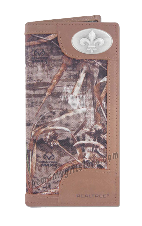 New Orleans Fleur De Lis  Roper REALTREE MAX-5 Camo Wallet