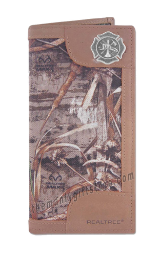 Maltese Cross Fireman Roper REALTREE MAX-5 Camo Wallet
