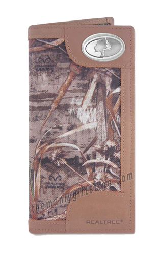 Mossy Oak Logo Roper REALTREE MAX-5 Camo Wallet