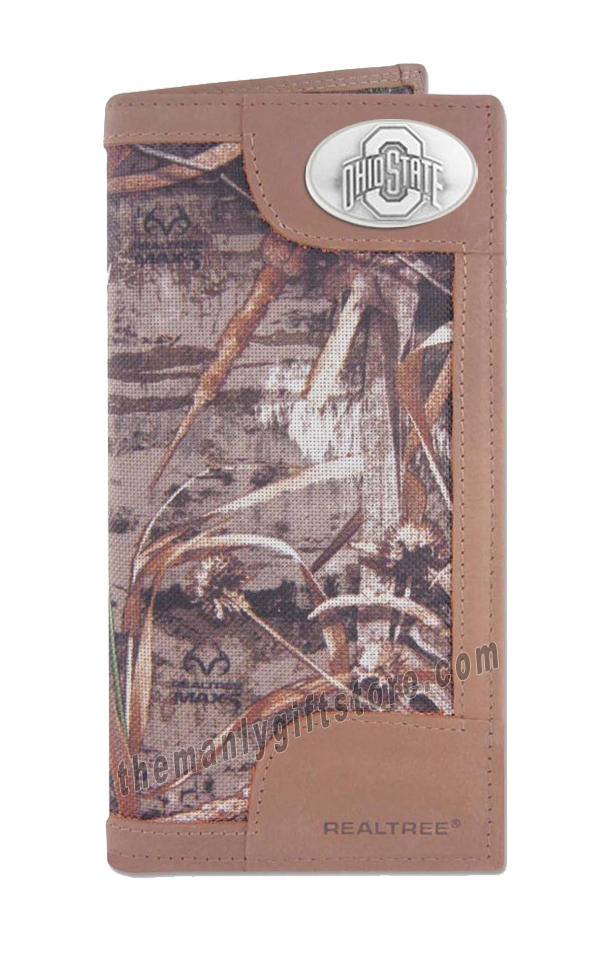 Ohio State Buckeyes Roper REALTREE MAX-5 Camo Wallet