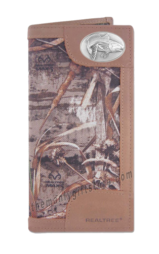 Saltwater Redfish Roper REALTREE MAX-5 Camo Wallet