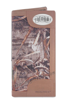Load image into Gallery viewer, Texas Christian University TCU Roper REALTREE MAX-5 Camo Wallet