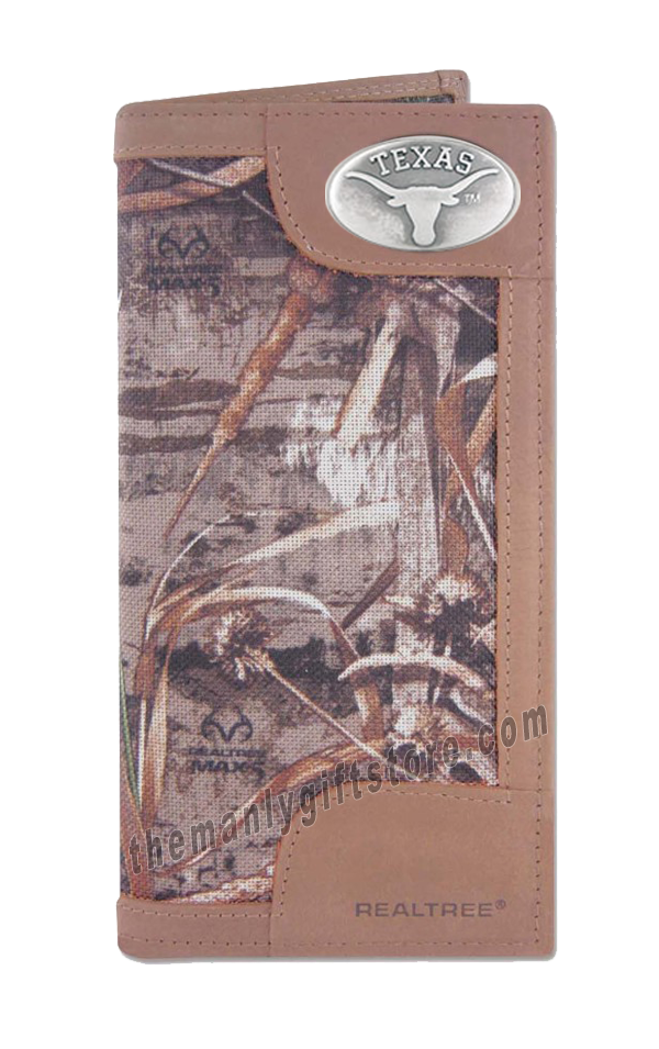 Texas Longhorns Roper REALTREE MAX-5 Camo Wallet