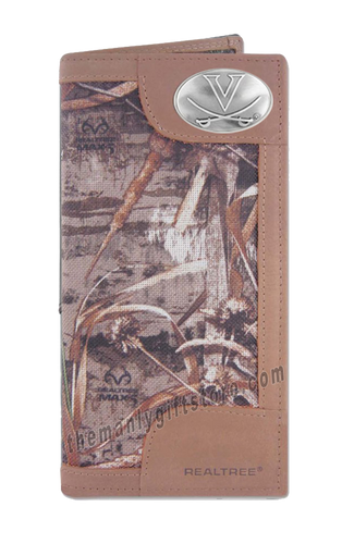 Virginia Cavaliers Roper REALTREE MAX-5 Camo Wallet