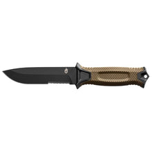 Load image into Gallery viewer, STRONGARM SERRATED KNIFE COYOTE BROWN, SERRATED