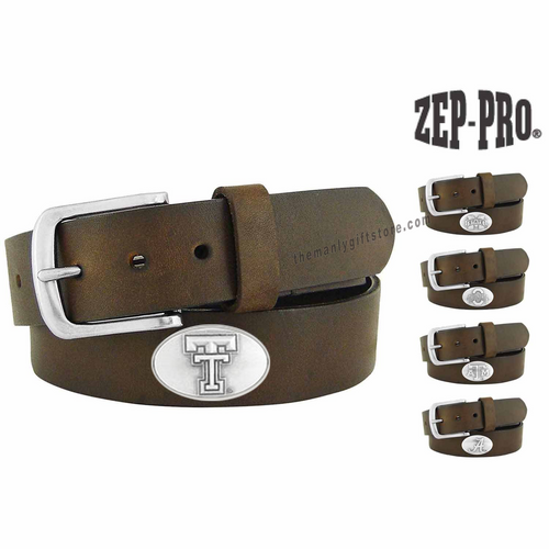 Texas Tech Zep-Pro Leather Concho Belt