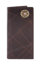 Load image into Gallery viewer, Shotgun Shell Wrinkle Zep Pro Leather Roper Wallet