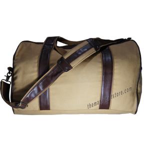 Auburn Zep Pro Waxed Canvas Weekender Duffle Bag