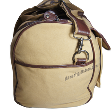 Load image into Gallery viewer, Marshall University Zep Pro Waxed Canvas Weekender Duffle Bag