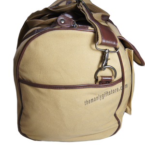 Palmetto Tree Zep Pro Waxed Canvas Weekender Duffle Bag