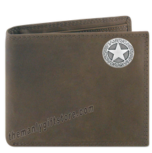 Load image into Gallery viewer, Texas Star Genuine Crazy Horse Leather Bifold Wallet