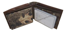 Load image into Gallery viewer, Kansas Jayhawks Mossy Oak Camo Bifold Wallet