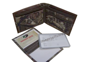 Kansas Jayhawks Mossy Oak Camo Bifold Wallet