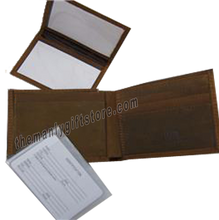 Load image into Gallery viewer, Turkey Strutting Fence Row Camo Genuine Leather Bifold Wallet