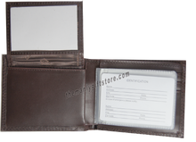 Load image into Gallery viewer, Kansas Jayhawks Wrinkle Zep Pro Leather Bifold Wallet