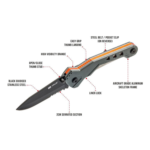 True Utility SKELETON KNIFE – Manly Gift Store