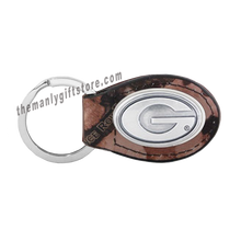 Load image into Gallery viewer, Georgia Zep-Pro Leather Concho Key Fob Brown, Camo or Black
