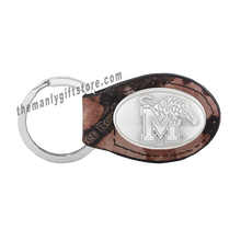 Load image into Gallery viewer, Memphis Zep-Pro Leather Concho Key Fob Brown, Camo or Black