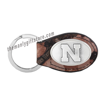 Load image into Gallery viewer, Nebraska Zep-Pro Leather Concho Key Fob Brown, Camo or Black