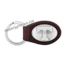 Load image into Gallery viewer, Tennessee Zep-Pro Leather Concho Key Fob Brown, Camo or Black
