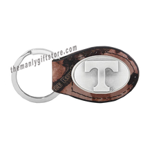 Load image into Gallery viewer, Tennessee Zep-Pro Leather Concho Key Fob Brown, Camo or Black