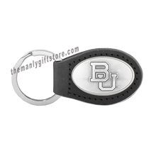 Load image into Gallery viewer, Baylor Zep-Pro Leather Concho Key Fob Brown, Camo or Black