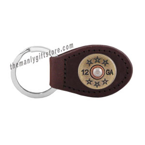 Shell Zep-Pro Leather Concho Key Fob Brown, Camo or Black