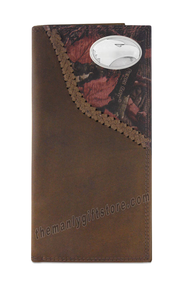 Georgia Southern Eagles Fence Row Camo Genuine Leather Roper Wallet