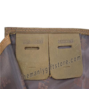 Shotgun Shell Genuine Crazy Horse Leather Roper Wallet