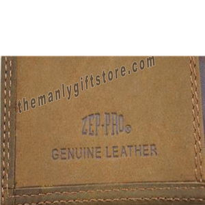 New Orleans FLEUR DE LIS Genuine Leather Roper Wallet