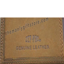Load image into Gallery viewer, Texas Longhorns Fence Row Camo Genuine Leather Roper Wallet