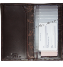 Load image into Gallery viewer, West Virginia Wrinkle Zep Pro Leather Roper Wallet