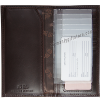 Load image into Gallery viewer, North Carolina State NCS Wrinkle Zep Pro Leather Roper Wallet