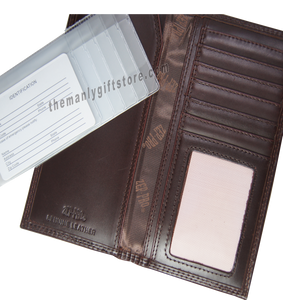 Georgia Bulldogs Wrinkle Zep Pro Leather Roper Wallet