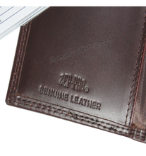 Load image into Gallery viewer, Auburn Tigers Wrinkle Zep Pro Leather Roper Wallet