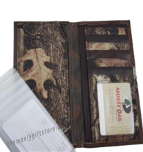 Load image into Gallery viewer, West Virginia Mossy Oak Camo Roper Wallet