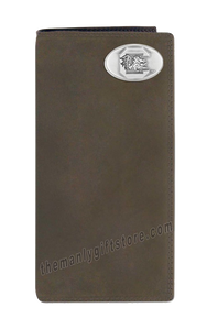 South Carolina Gamecocks Genuine Leather Roper Wallet