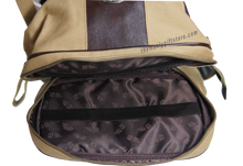 Load image into Gallery viewer, Kansas State Zep Pro Khaki Canvas Concho Toiletry Bag